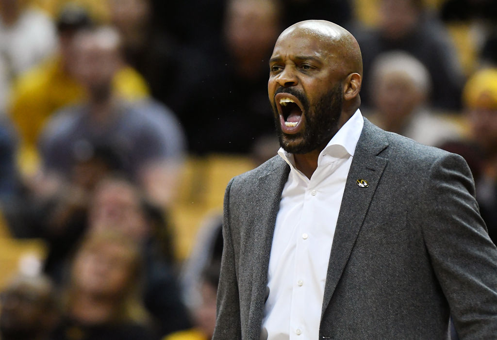 Head Coach Cuonzo Martin shouts at his team's defense